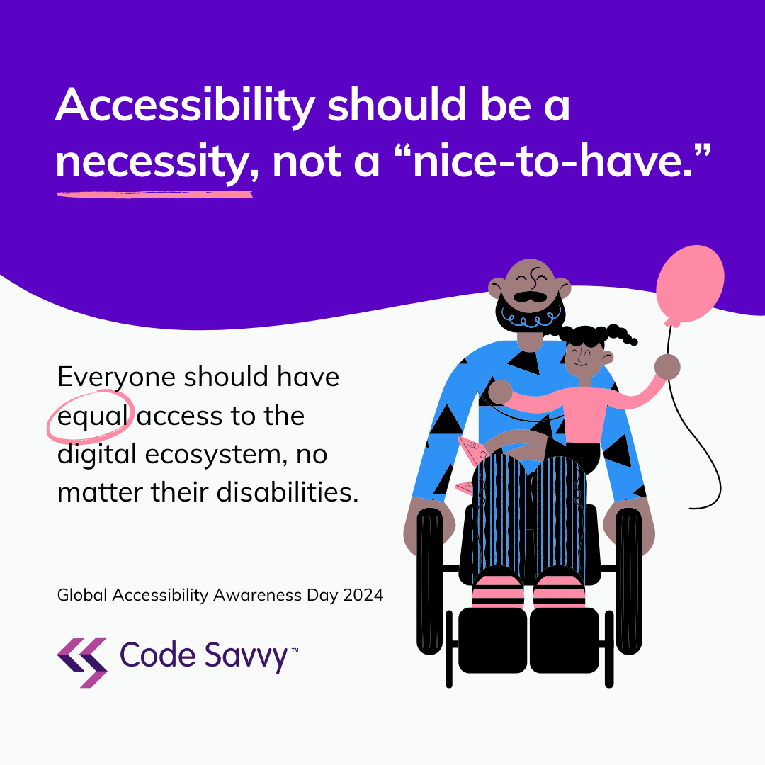 Global Accessibility Day 2024 Code Savvy