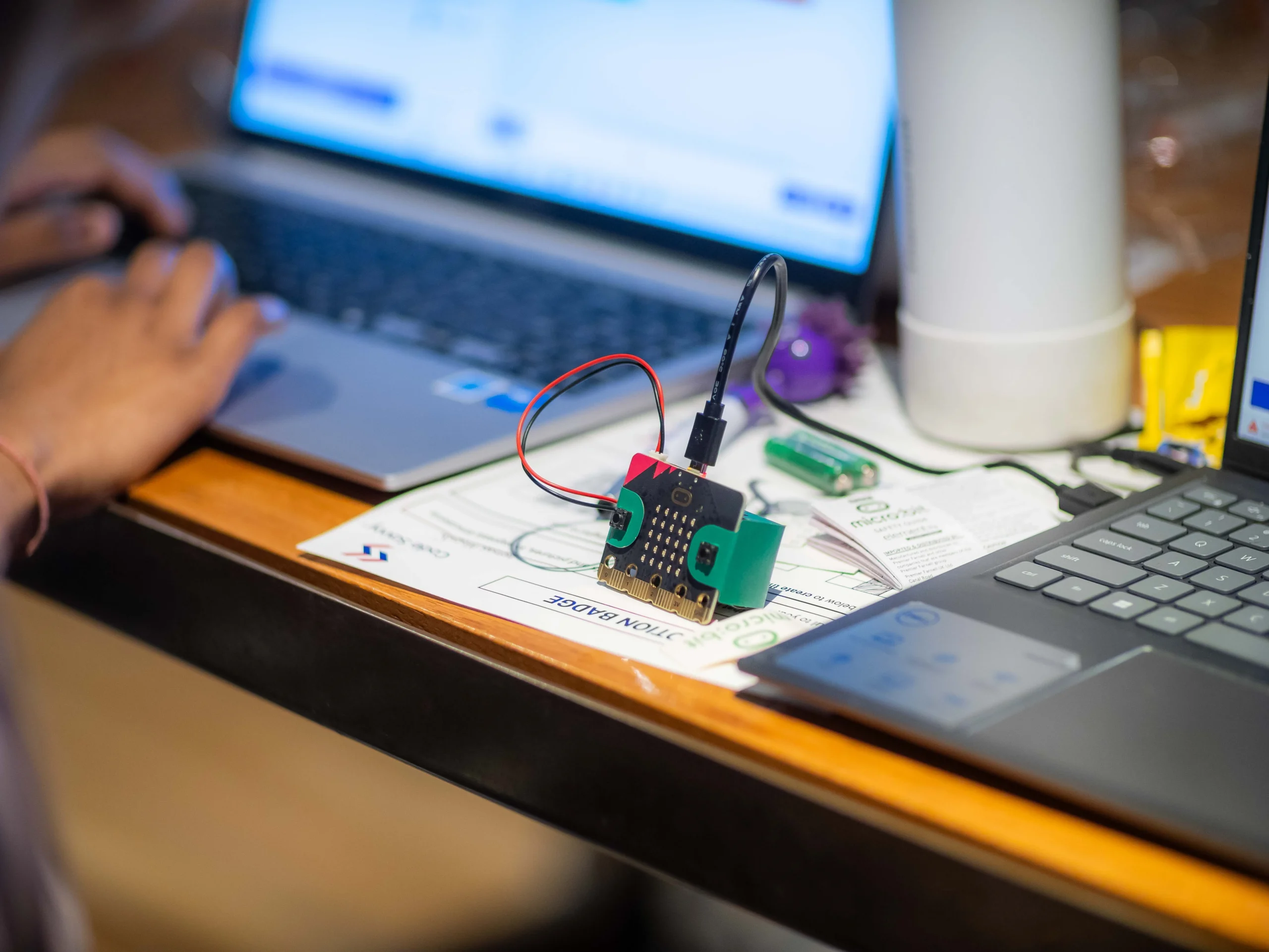 micro:bit used during Innovate for Good