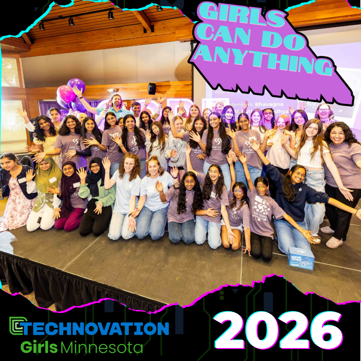 2026 Technovation Girls Minnesota regional winners